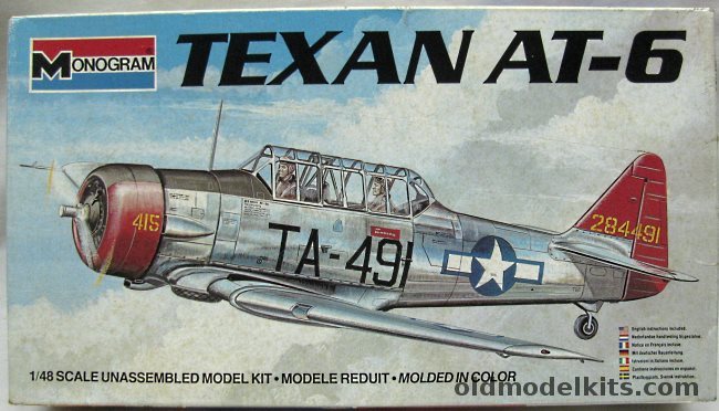 Monogram 1/48 AT-6 Texan, 5306 plastic model kit